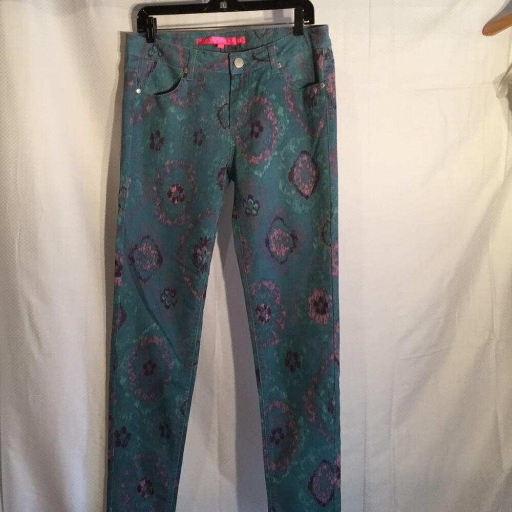 Tinseltown patterned jean Aztec pattern nwot